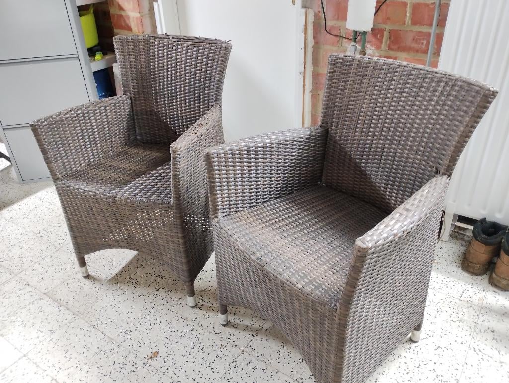 Twee tuinstoelen, Tuin en Terras, Ophalen, Gebruikt