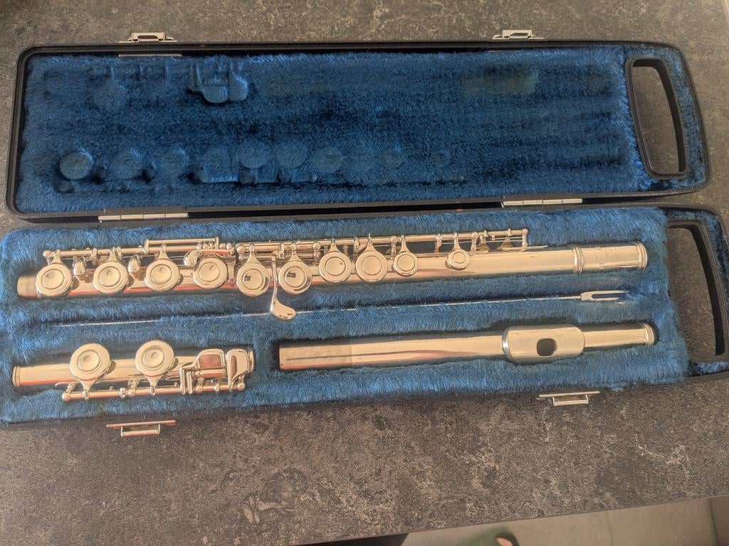 Dwarsfluit, Ophalen, Zo goed als nieuw, Dwarsfluit, Met koffer of tas