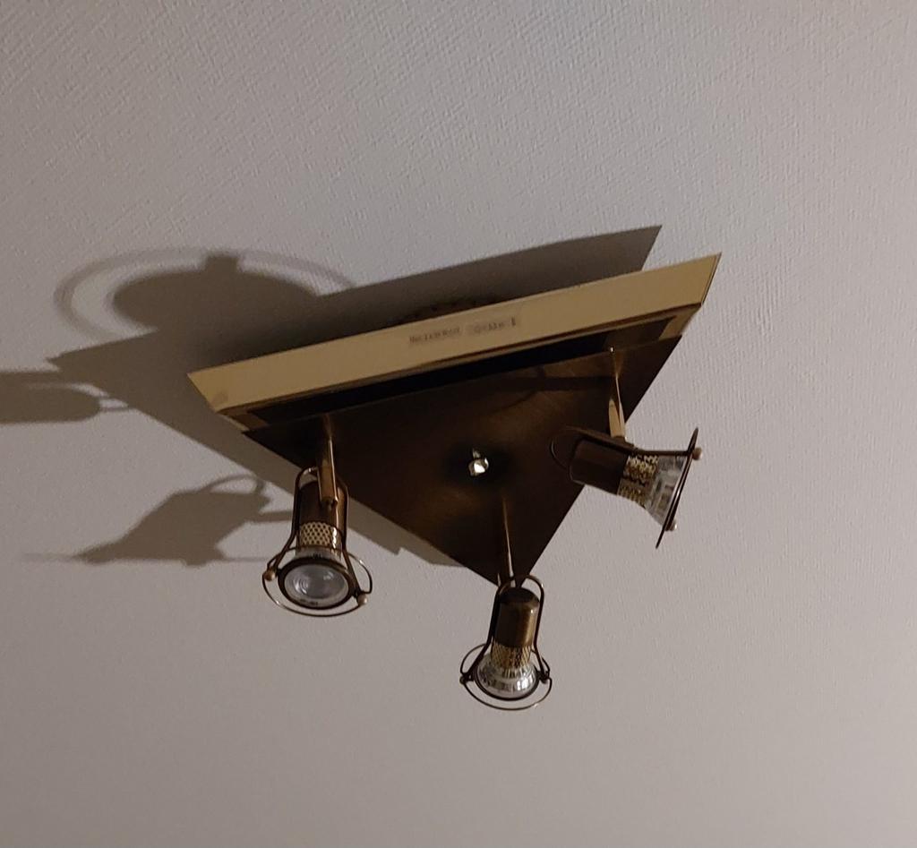 Hanglamp brons kleur, Ophalen, Zo goed als nieuw, Metaal