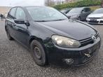VW GOLF 6 1.6TDI 2010 AIRCO GPS 420000KM PRIJS 1200€, Auto's, Euro 5, Zwart, 4 cilinders, Zwart