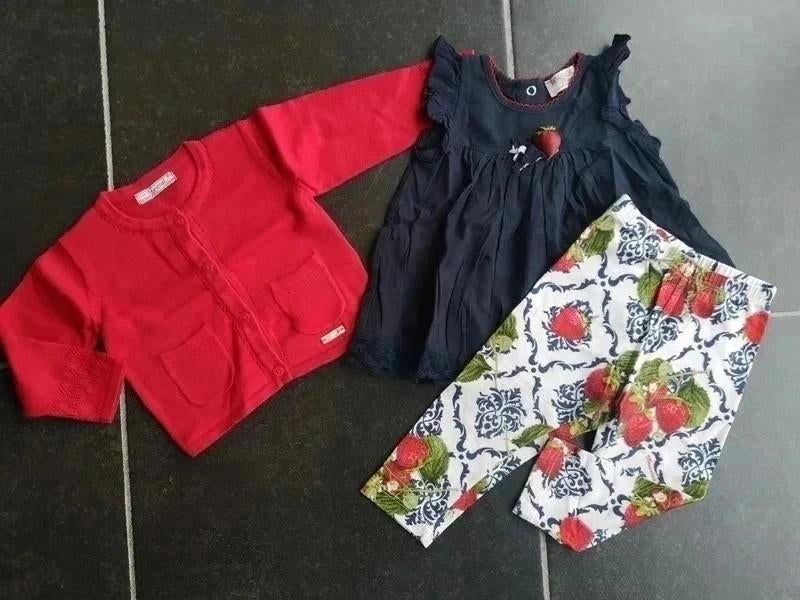 Monnalisa setje, Kinderen en Baby's, Babykleding | Maat 80, Meisje, Ophalen of Verzenden, Zo goed als nieuw, Setje