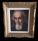 portret op metaal., Antiek en Kunst, Ophalen of Verzenden