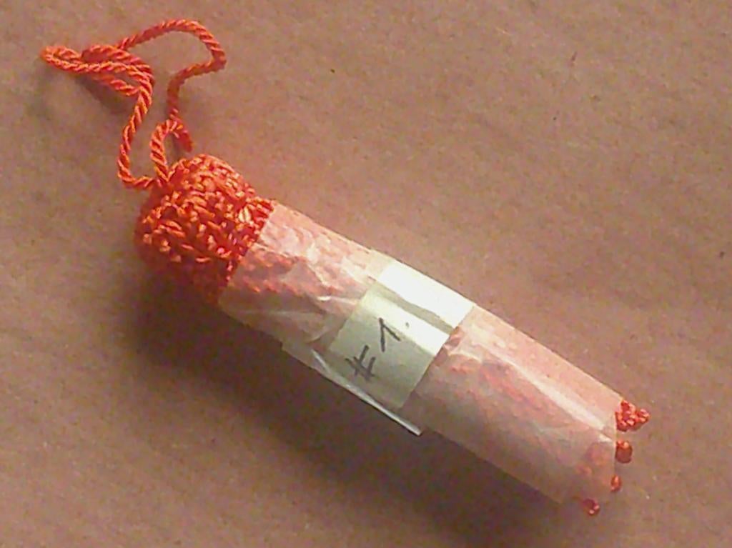 Floche #1 pour bonnet belge infanterie Belgische mutskwast, Verzamelen, Verzenden, Landmacht, Helm of Baret