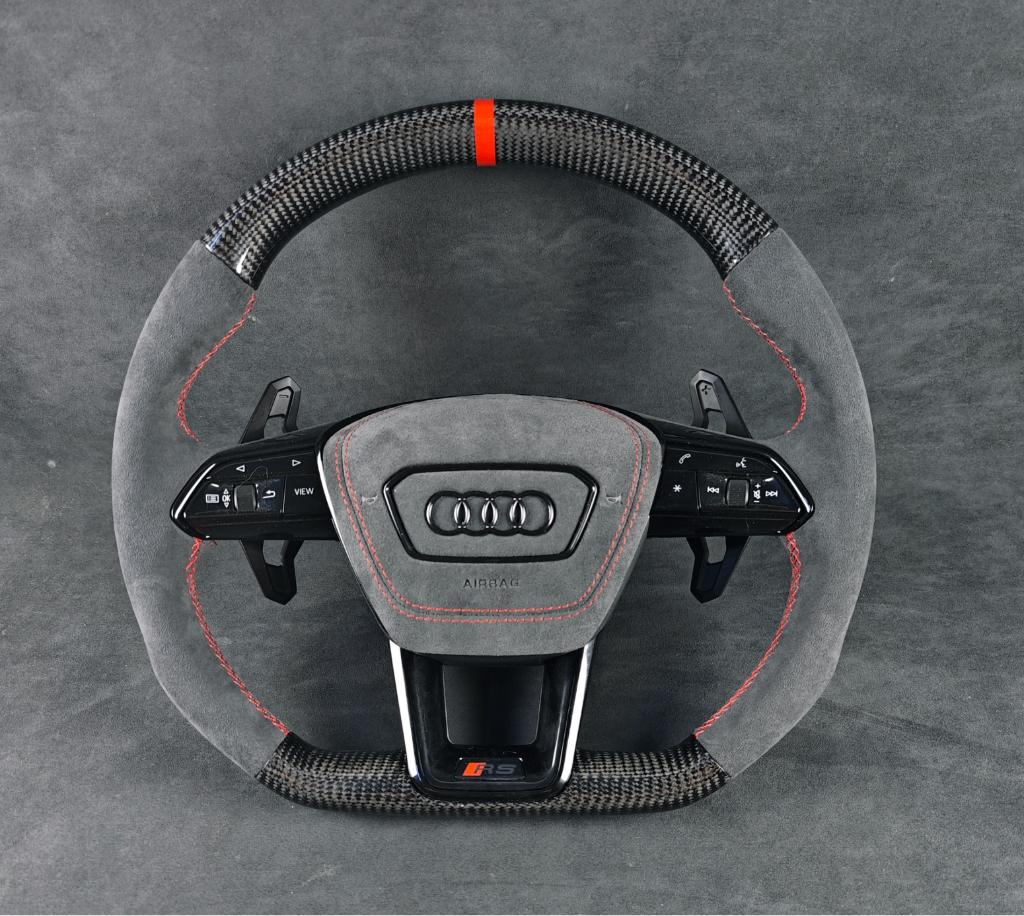 Audi carbon alcantara stuur upgrade, Auto-onderdelen, Besturing, Audi, Nieuw, Ophalen of Verzenden