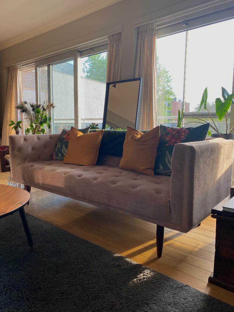 Stijlvolle zetel voor 3 personen!, Ophalen, Gebruikt, Driepersoons, 75 tot 100 cm