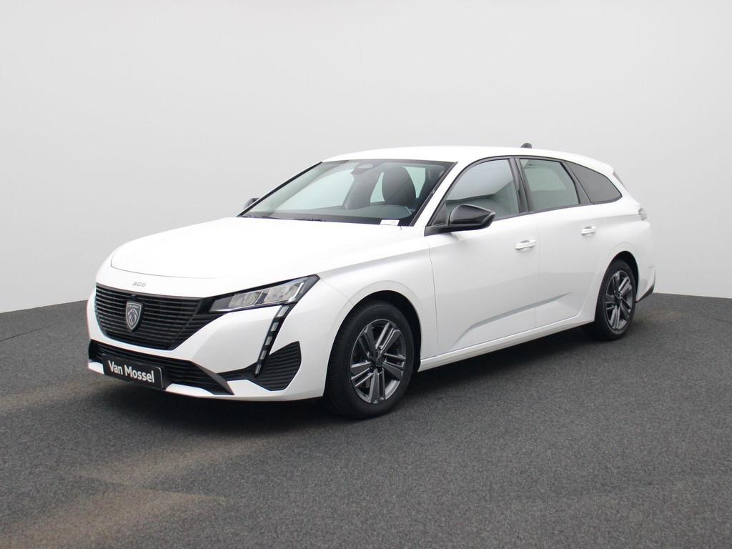 Peugeot 308 SW 1.5 BlueHDi S&S Active Pack | LMV | Carplay |, Stof, 4 cilinders, Wit, 131 pk