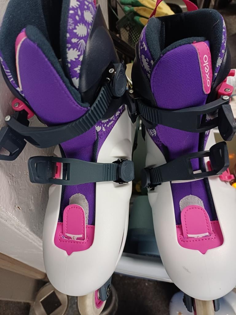 Rollerblades m34-36 Oxelo, Ophalen, Verstelbaar, Kinderen, Zo goed als nieuw