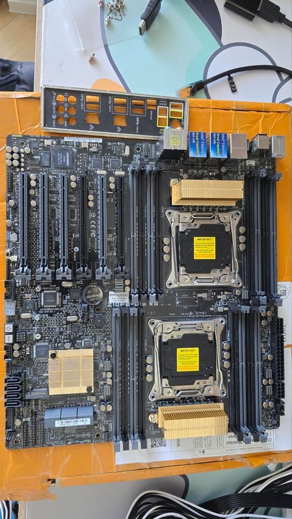 Asus Z10PE-D16 WS dual socket LGA 2011-3, Ophalen of Verzenden, Intel