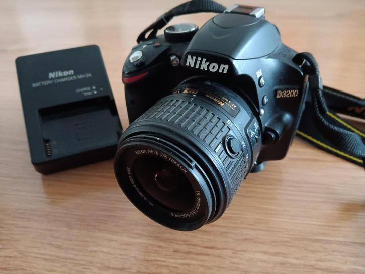 Nikon D3200 spiegelreflexcamera, Audio, Tv en Foto, Fotocamera's Digitaal, Zo goed als nieuw, Spiegelreflex, Nikon, Minder dan 4 keer