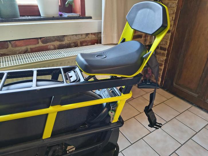 Fietsstoeltje en handvatten Kettler tot 35 kg, Fietsen en Brommers, Fietsaccessoires | Fietsstoeltjes, Zo goed als nieuw, Achterzitje