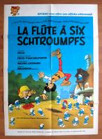 Poster double Spirou 1976 la flute à 6 Schtroumpfs+ Aviation, Livres, BD, Peyo, Enlèvement ou Envoi, Une BD, Comme neuf