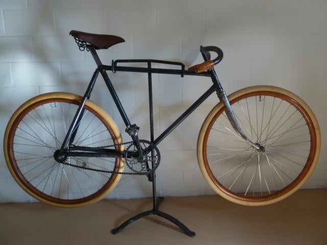 antieke fiets oldtimer fietsstaander retro vintage classic, Antiek en Kunst, Ophalen of Verzenden