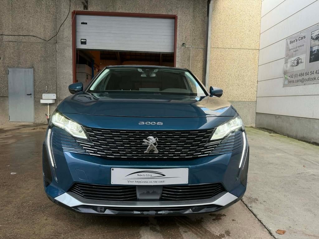 Peugeot 3008 1.2 Benzine Active Pack 130pk * GPS/Camera *, Stof, 140 g/km, Blauw, 5 zetels