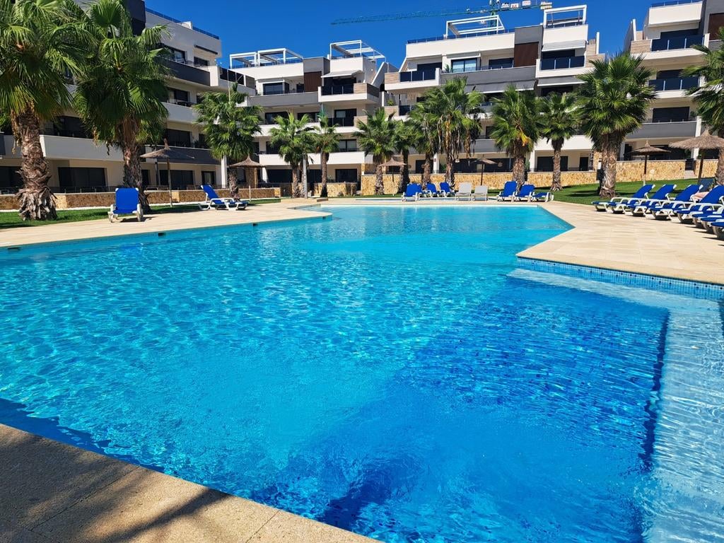 Nieuwbouw app TE HUUR , 2slpk+2 badk in Orihuela Costa, Machine à laver, Appartement, 2 chambres