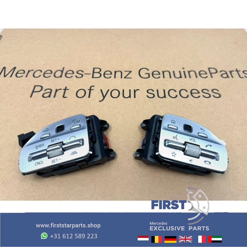 Mercedes STUUR KNOPPEN SET W177 W118 W247 H247 X247 W205 W21, Gebruikt, -, Ophalen of Verzenden, -