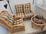 Vintage tuinmeubelen van rotan, Tuin en Terras, Ophalen, Rotan