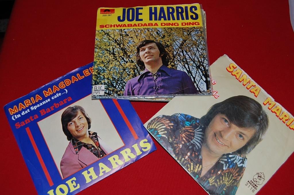 45t's van West Vlaamse zanger "JOE HARRIS", Ophalen, Zo goed als nieuw, Levenslied of Smartlap