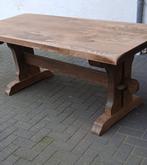 Zware eiken kloostertafel 82 x 200, Antiek en Kunst, Ophalen