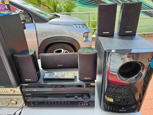 Prachtige Onkyo dolby surround installatie 5.1,,,, Audio, Tv en Foto, Home Cinema-sets, Gebruikt, Blu-ray-speler, 5.1-systeem