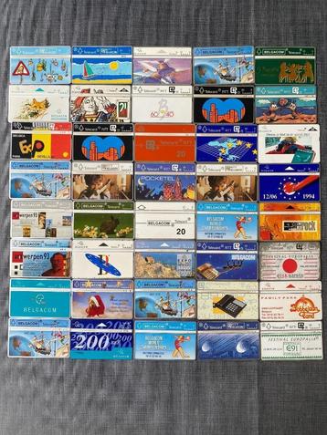 40 Belgacom telecards (1989-1994)