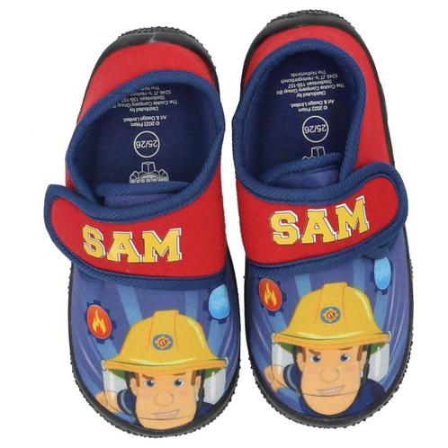 Brandweerman Sam Pantoffels - Mt 25/26 - 27/28, Kinderen en Baby's, Kinderkleding | Schoenen en Sokken, Nieuw, Overige typen, Jongen