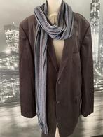 bruine heren vest gekleedde jas - XXL - GRATIS sjaal, Verzenden, Zo goed als nieuw, Overige maten, Bruin