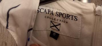 witte jurk met blauwe bloemen Scapa Sports maat 128 beschikbaar voor biedingen