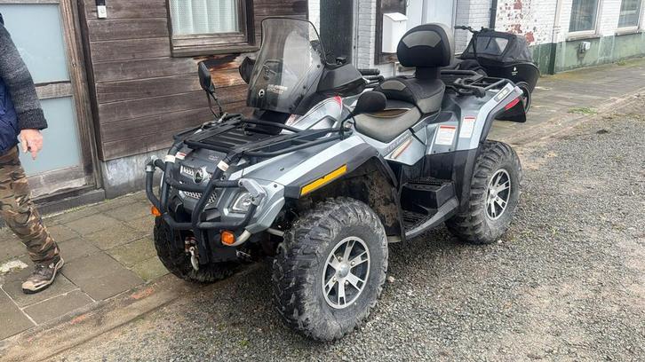 Can Am Outlander 4x4 800cc, Motoren, Quads en Trikes, 12 t/m 35 kW, 2 cilinders, Ophalen
