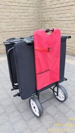 2 Kwaliteits ligbedden BRUNNER met strandwagen. Als nieuw., Ophalen, Zo goed als nieuw, Kunststof, Verstelbaar