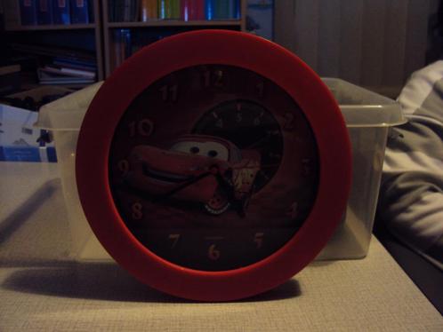 72    wandclock Cars 1, Kinderen en Baby's, Speelgoed |Speelgoedvoertuigen, Zo goed als nieuw, Ophalen of Verzenden