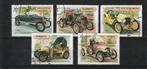 Rep. Benin.  Klassieke auto's. Darracq, Napier, Verzenden, Gestempeld, Auto's