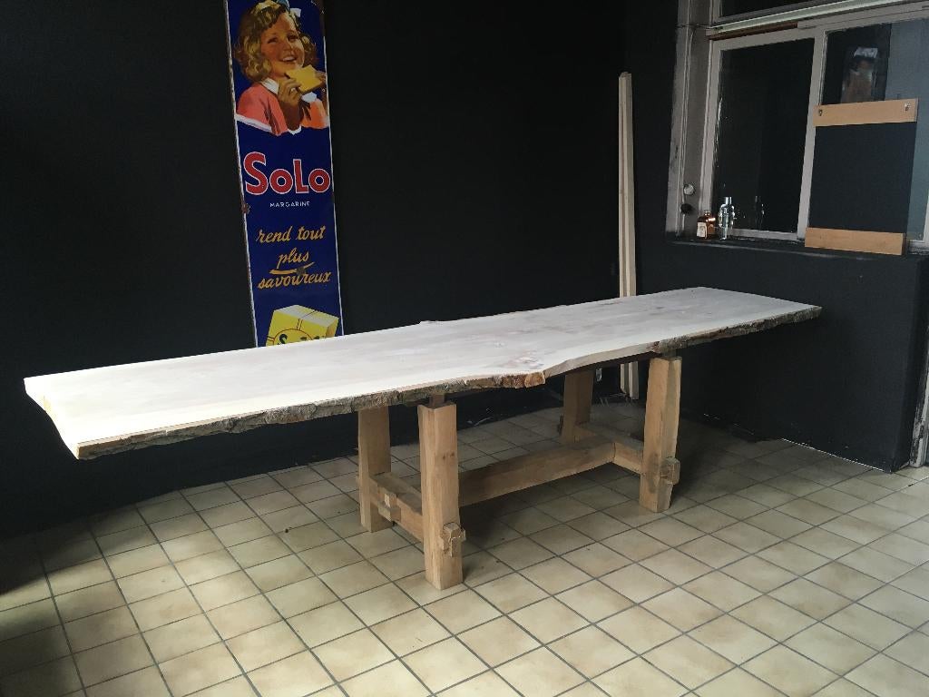 Unieke eettafel XXL / 12 personen, Huis en Inrichting, Tafels | Eettafels, Gebruikt, 50 tot 100 cm, 200 cm of meer, Vijf personen of meer