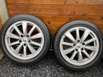 Velgenset Renault Megan, Auto-onderdelen, Banden en Velgen, Ophalen, Banden en Velgen, 17 inch, Personenwagen