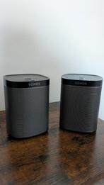 Te koop: 2 Sonos Play:1 luidsprekers met muurbeugels, Audio, Tv en Foto, Luidsprekerboxen, Ophalen of Verzenden, Zo goed als nieuw