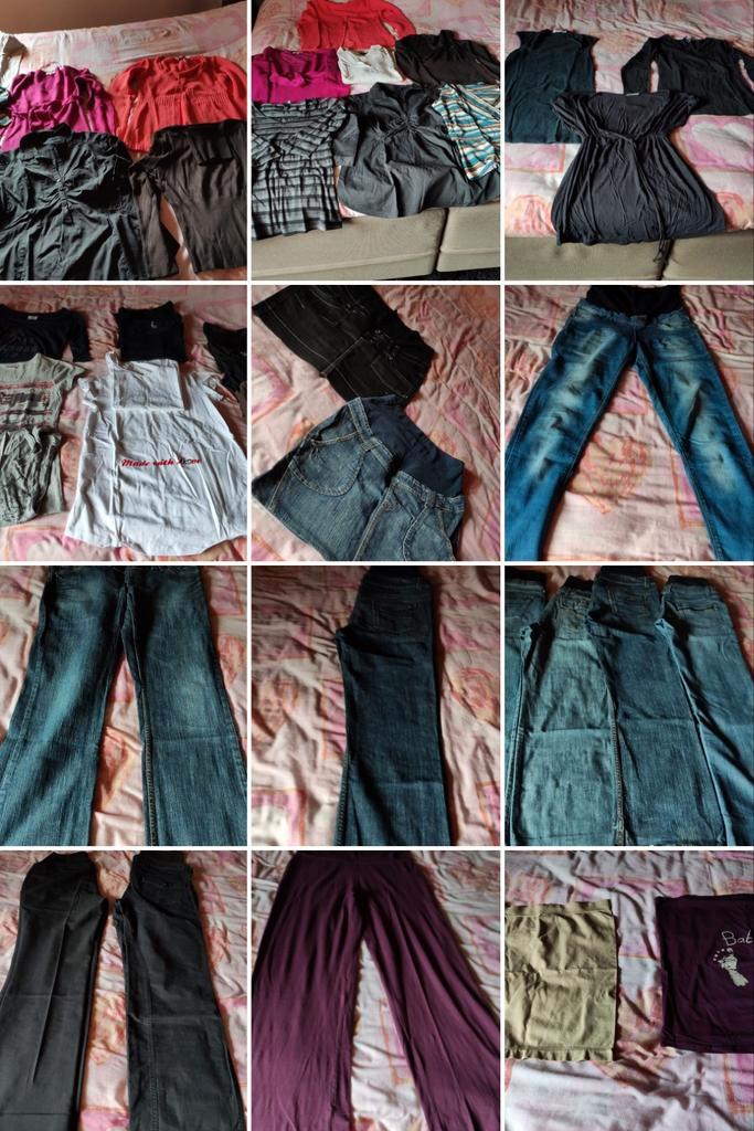 Groot pakket zwangerschapskleding maat s/m, Kleding | Dames, Zwangerschapskleding, Gedragen, Maat 36 (S), Ophalen of Verzenden