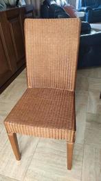 6 rieten stoelen, Huis en Inrichting, Stoelen, Ophalen, Gebruikt