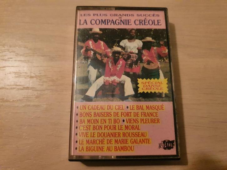 k7 audio la compagnie creole, Cd's en Dvd's, Cassettebandjes, Zo goed als nieuw, Origineel, Pop, 1 bandje, Ophalen of Verzenden