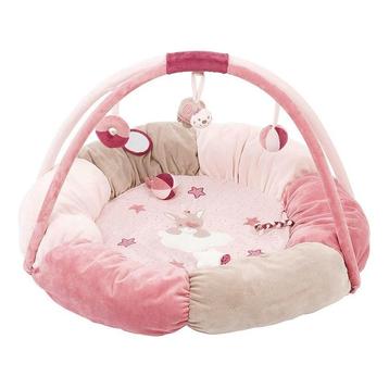 Tapis d'éveil /pouf avec arche mobile NATTOU.  beschikbaar voor biedingen