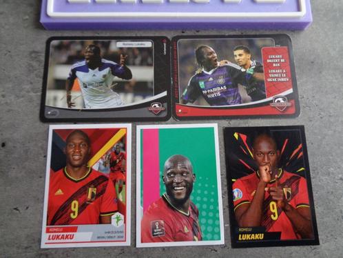VOETBAL STICKERS PANINI CARREFOUR  ROMELU LUKAKU 5X, Hobby en Vrije tijd, Stickers en Plaatjes, Ophalen of Verzenden