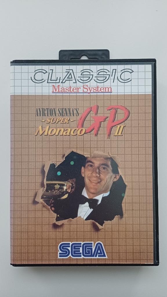 SEGA MASTER SYSTEM AYRTON SENNA SUPER MONACO GP II (CLASSIC), Games en Spelcomputers, Games | Sega, Master System, Ophalen of Verzenden