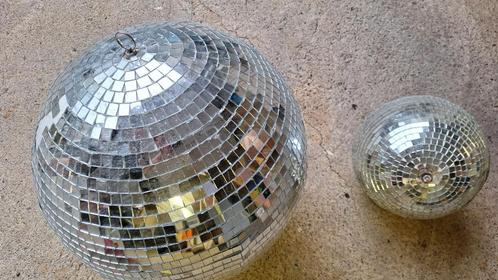 2 boules à facettes, Muziek en Instrumenten, Licht en Laser, Gebruikt, Discobol, Ophalen