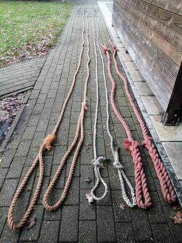 Touw koord zeel treklint zeer sterk, 2 stuks, Enlèvement ou Envoi, Comme neuf