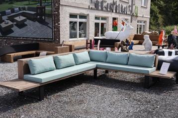 Solden: Prachtige Lounge bank - incl. kussens - 280 x 340 cm beschikbaar voor biedingen