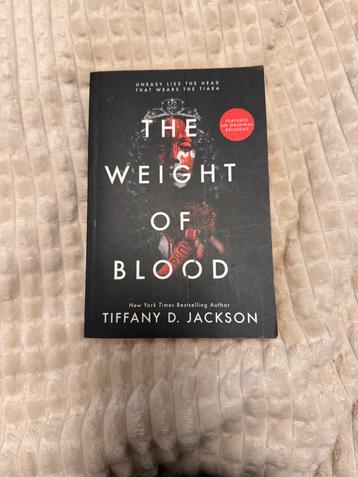 Boek the weight of blood beschikbaar voor biedingen