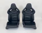 RECARO Autostoelen VW Golf 6 R Leder Zwart, Auto-onderdelen, Interieur en Bekleding, Ophalen of Verzenden, Gebruikt, Volkswagen