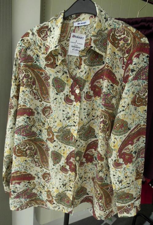 NIEUW Zeer mooie "DAMART" blouse Maat L, Kleding | Dames, Blouses en Tunieken, Nieuw, Maat 42/44 (L), Overige kleuren, Ophalen of Verzenden