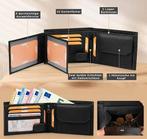 Portemonnee van echt leer voor heren | GRATIS LEVERING, Overige merken, -, Zwart, -