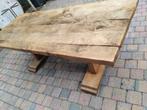 Heel oude eiken Spaanse tafel uniek karakter!, Huis en Inrichting, Ophalen of Verzenden, Gebruikt