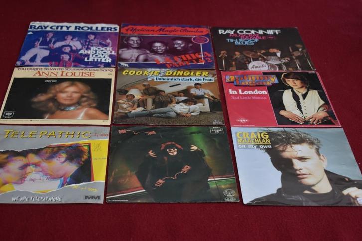 45t's !nteresse in oldies ?, Cd's en Dvd's, Vinyl | Rock, Zo goed als nieuw, Poprock, Overige formaten, Ophalen of Verzenden