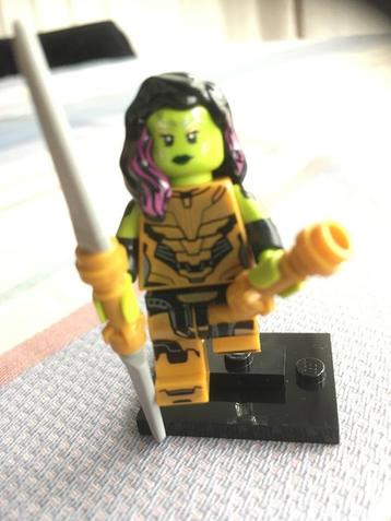 Lego Gamorra minifiguur (Guardians of the Galaxy)